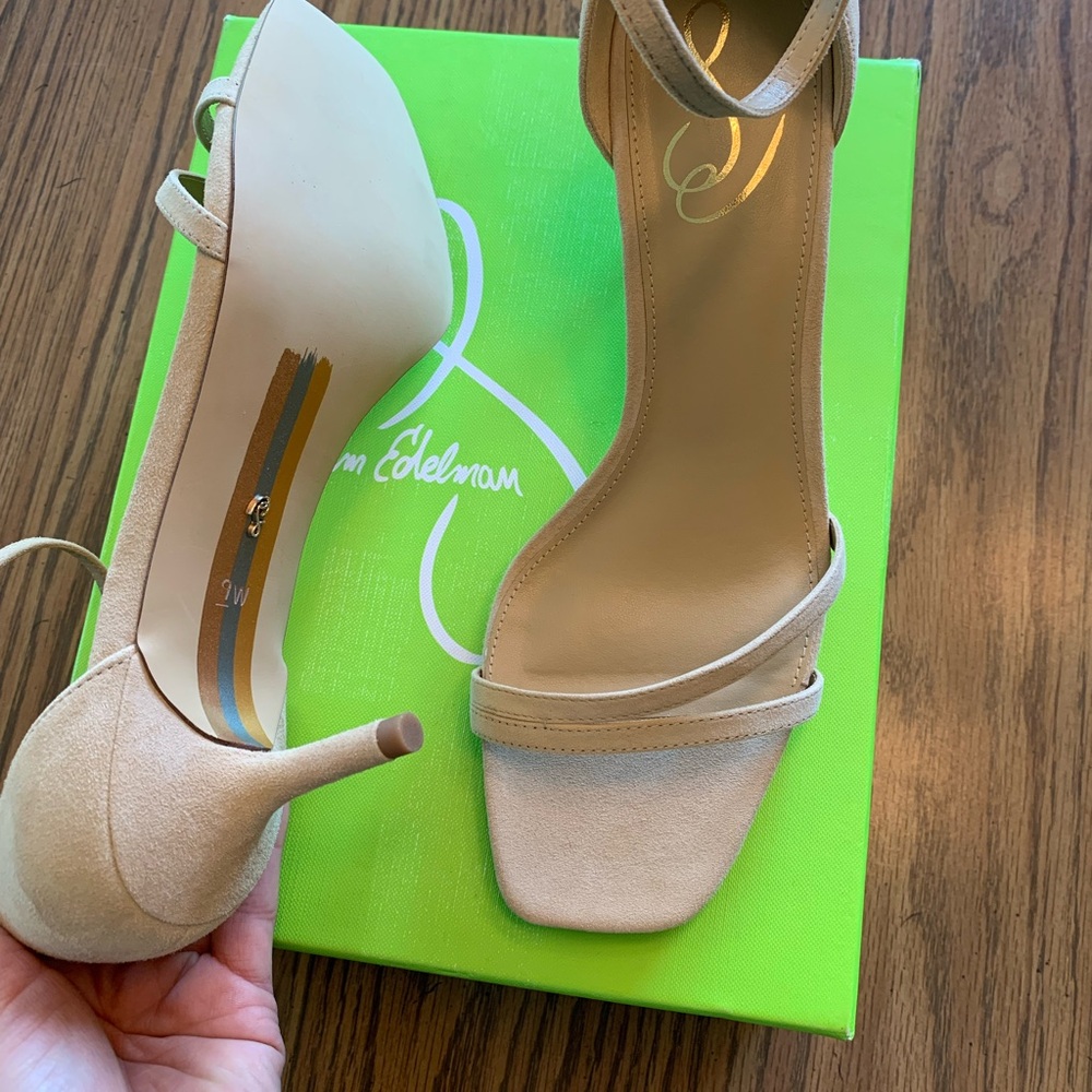 Sam Edelman nude heels NWT wedding heels - Picture 6 of 11